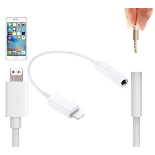 Trade Shop Traesio-cavo Adattatore Usb Lightning Jack 3.5 Aux Cuffie Per Iphone 7 Auricolari Plus -