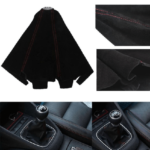 Cuffia Copri Leva Cambio Auto Antipolvere Universale In Similpelle -