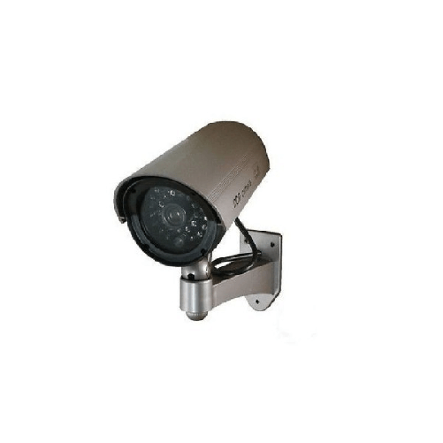 Trade Shop Traesio-telecamera Finta Dome Dummy Con Led Ir Lampeggiante Camera Videosorveglianza -