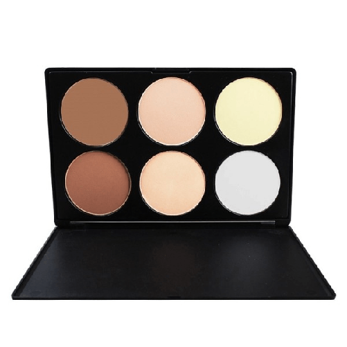 Set Kit 6 Colori Make Up Correttore Fondo Tinta Trucco Trousse Makeup -