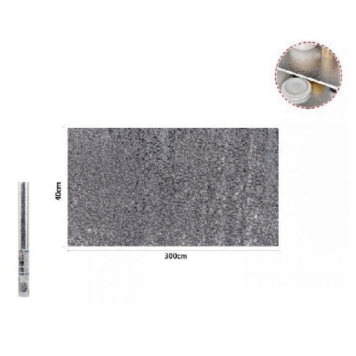 Rotolo Adesivo Alluminio 40cmx3mt Per Cassetti Mobili Armadi Parati Cucina 70499 -