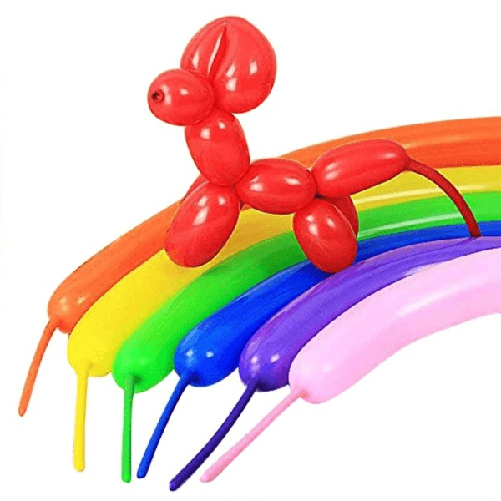 Set 12 Pezzi Palloncini Palloncino Lunghi Colorati Misti Festoni Decorazione -