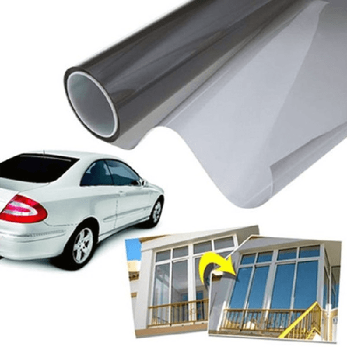 Trade Shop Traesio-pellicola Solare Oscurante Nera Per Lunotto Auto 20 X 150 Cm Protezione -