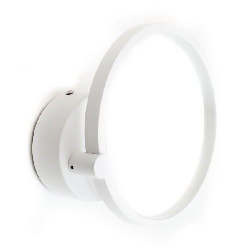 Trade Shop Traesio-lampada Applique Led Parete Muro Tonda Circolare Fris 3172 Driver Incluso 220v -