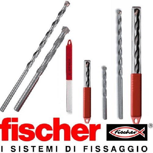 Trade Shop Traesio-punta In Acciaio Per Trapano Fischer Per Muratura Calcestruzzo Carburo Sdx 6x100 -