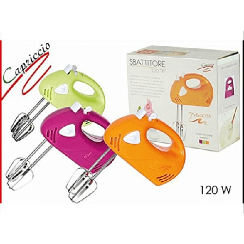 Trade Shop Traesio-sbattitore Frullatore Elettrico Dictrolux Da Cucina 7 Velocità Con Fruste 120 W -
