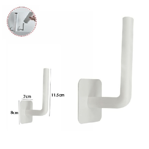 Set 2 Pz Ganci Portatutto Da Parete Multiuso Cucina Bagno Camera Pensile 70210 -