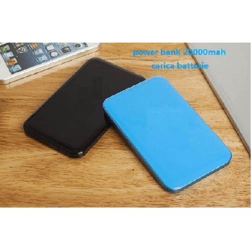 Trade Shop Traesio-carica Batteria Esterno Power Bank Per Smartphone Cellulare Tablet 20000 Mah -