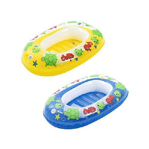 Canotto Gonfiabile Per Bambini 3-6 Anni 102x69cm Mare Balena 2 Colori Ass. 34037 -