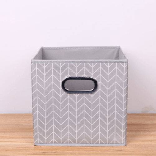 Trade Shop Traesio-box Scatola Salvaspazio Armadio Contenitore Porta Oggetti Organizer 25x25x25 Cm -