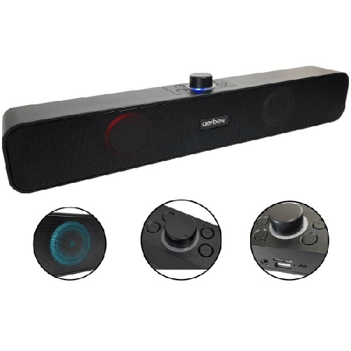 Trade Shop Traesio-soundbar Senza Fili Bluetooth Tv Altoparlante Stereo Fm Aux Home Theater Ab-d387 -