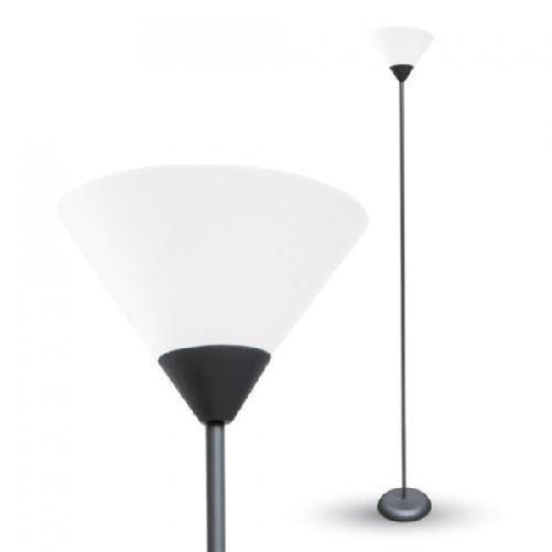 Lampada Da Terra Piantana In Metallo Con Portalampada Per Lampadine E27 Vt-7500 -