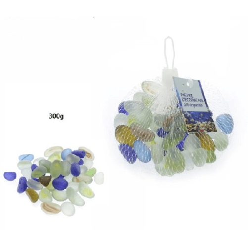 Trade Shop Traesio-pietre Ciottoli Decorativi Acquario Colorate Decorazione Piante Giardino 70278 -