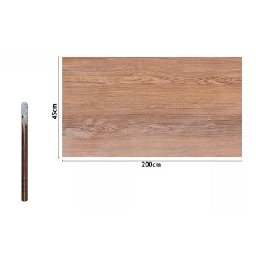 Trade Shop Traesio-rotolo Pellicola Adesiva Parete Effetto Legno 45cmx2mt Per Cassetti Mobili 71243 -