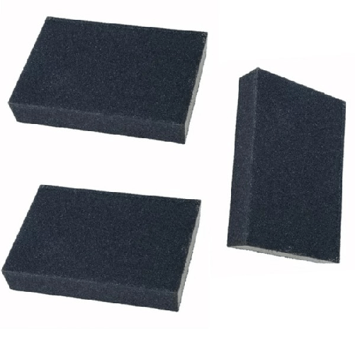Trade Shop Traesio-set 3 Spugna Abrasiva Spugnette Multiuso 10x7x2.5 Cm Per Tutte Le Superfici -
