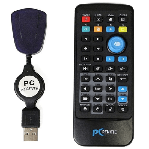Trade Shop Traesio-telecomando Pc Controller Remote Usb Senza Fili Tastiera Mouse Notebook Desktop -