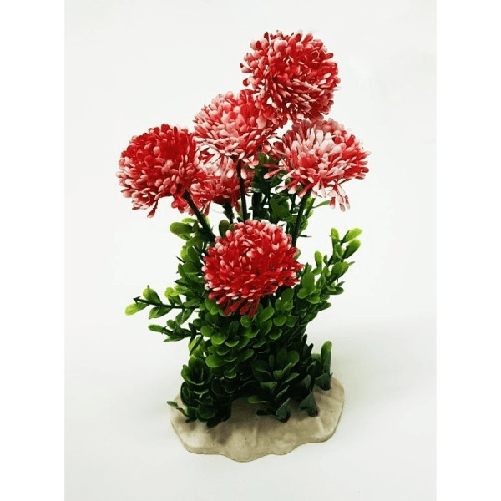 Piante Fiori Colorati Alte 25cm Artificiali Finte Ornamento Acquario Decorazioni -
