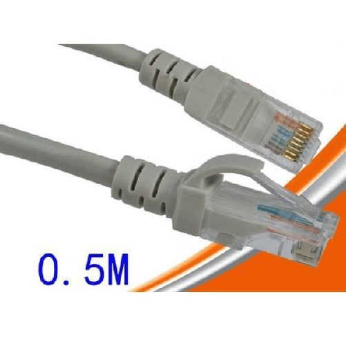 Linq-cavo Di Rete Lan Ethernet Cat.5 0,5 Metri Per Computer Laptop Notebook It-0.5m -