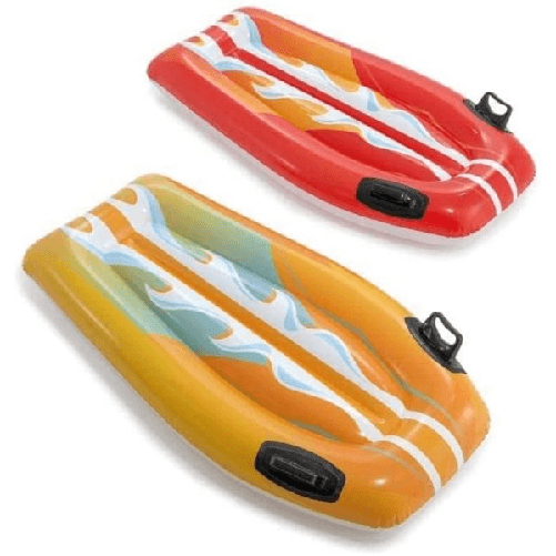 Trade Shop Traesio-tavola Nuoto Surf Gonfiabile Con Maniglie 112x62cm Mare Fantasie Assortite 58165 -