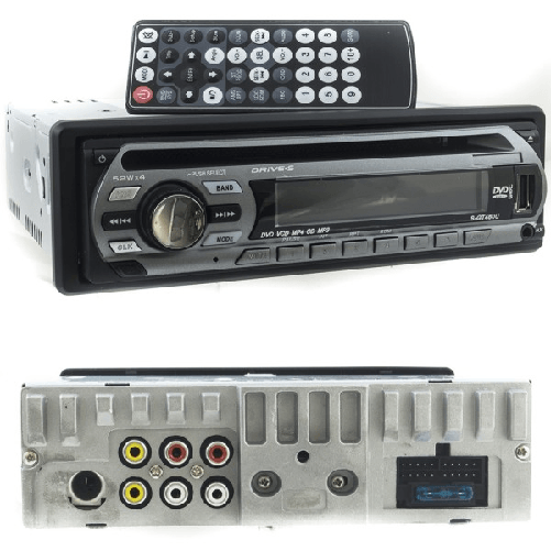 Trade Shop Traesio-autoradio Stereo Per Auto Radio Fm Mp3 Sd Usb Dvd Cd Aux Gt460u Con Telecomando -