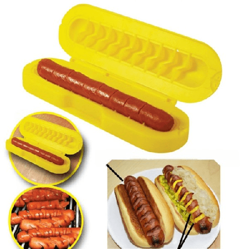 Trade Shop Traesio-affettatrice Wrustel A Spirale Curl A Hot Dog Taglia Salsicce Grande E Piccolo -