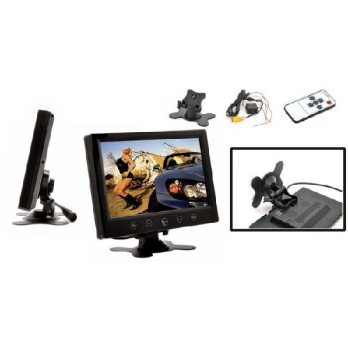 Trade Shop Traesio-tv Televisore Monitor Lcd 9'' Touch Screen Tft Videosorveglianza Vga Bnc Hdmi -