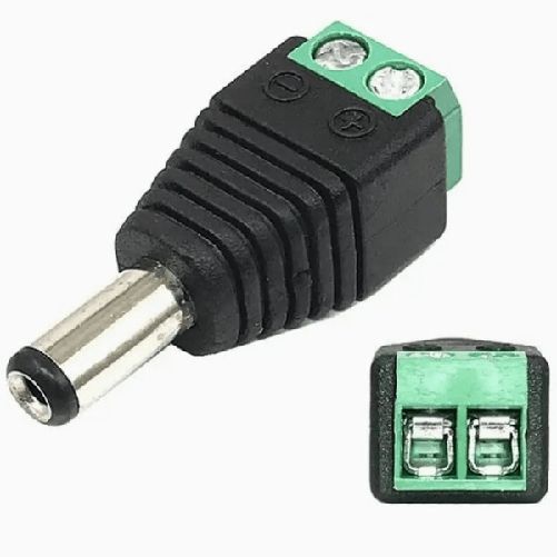 Maxtech-connettore Maschio 2.1mm X 5.5mm Dc Alimentazione Per Telecamere Maxtech C-013 -