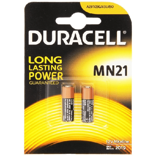 2x Batterie A23 Mn21 Duracell Alcalina 12v 23a V23ga Lr50 Pile Per Telecomando -
