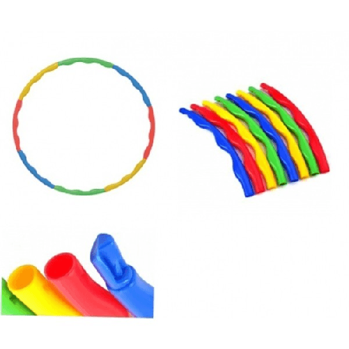 Trade Shop Traesio-hula Hoop In Plastica Cerchio Gioco Giocattolo Bambini Segmenti Trasporto Facile -