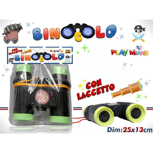 2 Pezzi Binocolo Per Bambini Gioco Maschera Carnevale Avventura Caccia Al Tesoro -