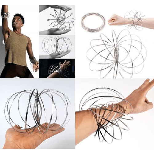 Trade Shop Traesio-anelli Magici Di Flusso Cinetici Palestra Esercizi Decompressione Anti Stress -