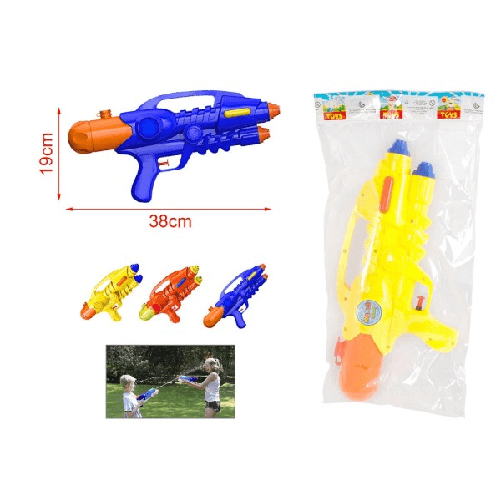 Pistola Ad Acqua Con Serbatoio 38 X 19 Cm Gioco Bambini Colori Assortiti 2904370 -