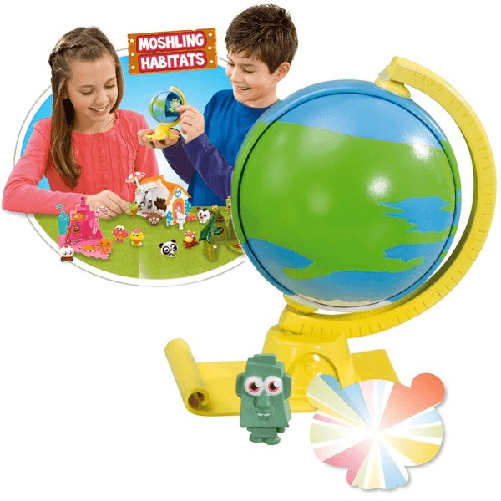 Moshi Monsters Planetaria Habitat Con 2 Figure Cambia Colore E Adesivi -