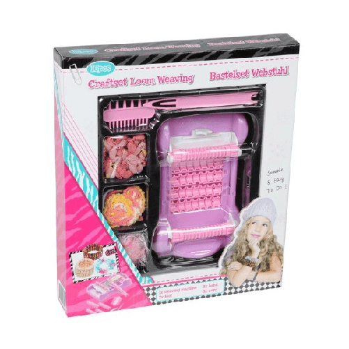 Telaio Tessitura Giocattolo Con Accessori 20 X 13 X 5 Cm Scuola -