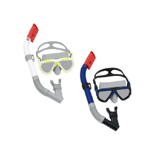 Maschera + Boccaglio Sub Adulto Set Snorkeling Dive Mira 14+ Anni 2 Colori 24053 -