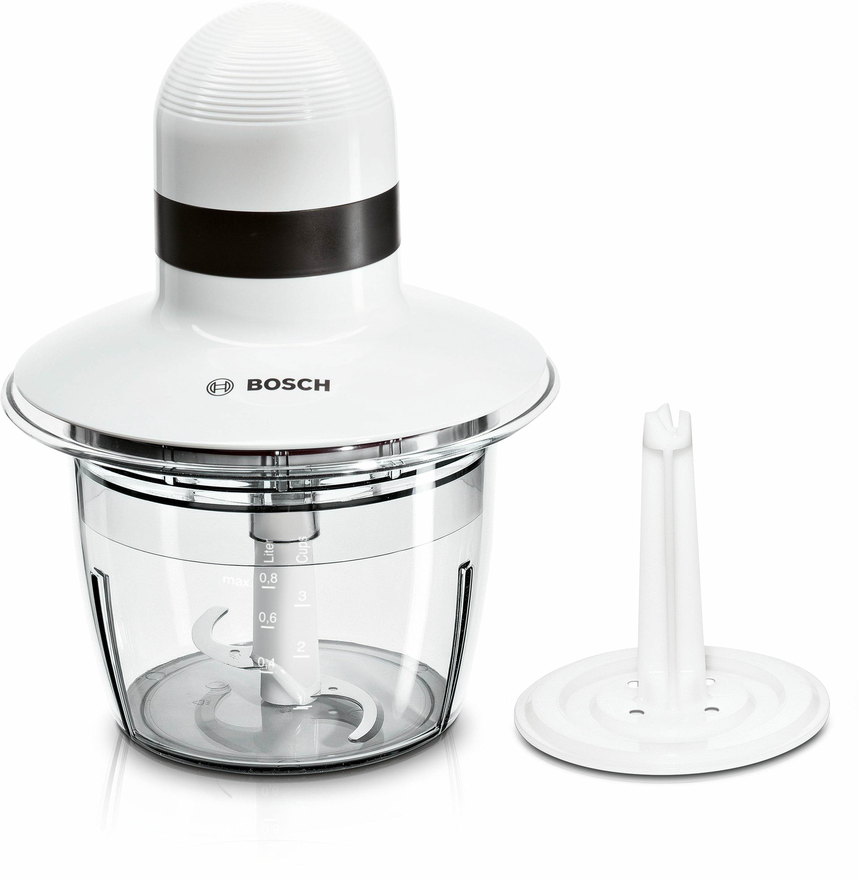 Bosch Tritatutto MMR08A1 tritaverdure elettrico 0,8 L 400 W Antracite Bianco Bosch MMR08A1 Tritatutto 400 W Bianco, antracite