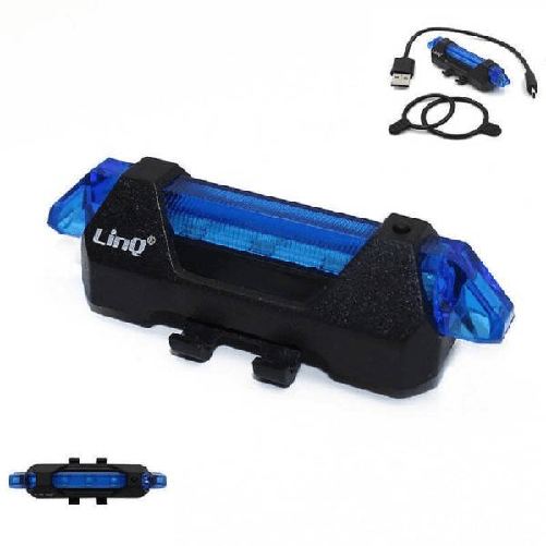 Linq-luce Led Ricaricabile Usb Per Bici Bicicletta Alta Luminosità Sicurezza Bk-059 -