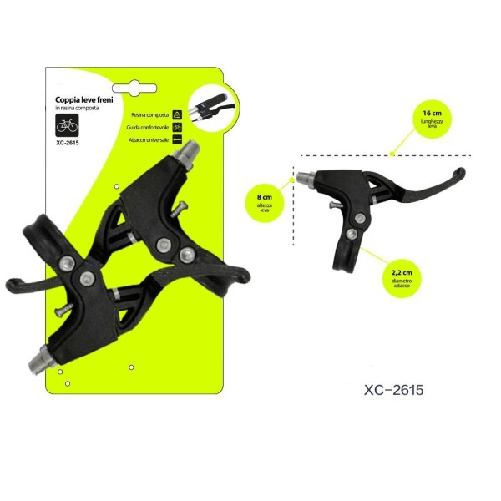 Wisdom-coppia Di Leve Freni In Resina Per Bicicletta Bici Attacco Universale Xc-2615 -