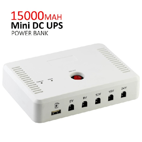 Andowl-mini Ups Portatile Ricaricabile Q-up600 15000mah Per Modem Internet Router Cctv -