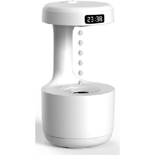 Umidificatore Aria Antigravità Diffusore Aromi Goccia Acqua Orologio Aromaterapia -