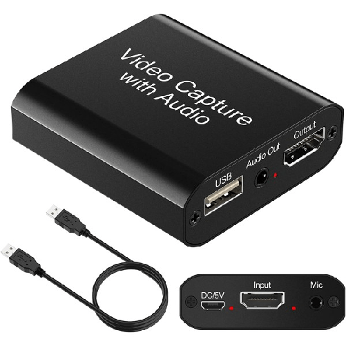 Andowl-dispositivo Acquisizione Video Audio Registratore Q-hd485 Hdtv 4k Usb Computer -