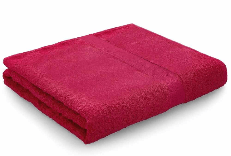 Gabel TELO BAGNO DOCCIA IN SPUGNA TINTUNITA & Company 100x150CM COLORE BORDEAUX