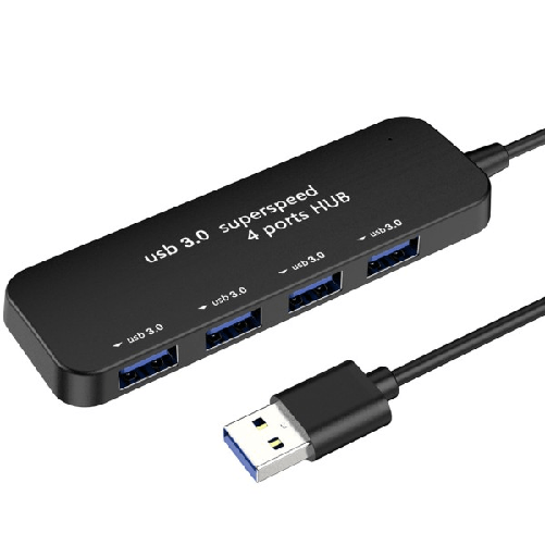 Andowl-hub Multiplo 4 Porte Usb 3.0 Super Veloce Computer Con Connettore Usb Q-hu301 -