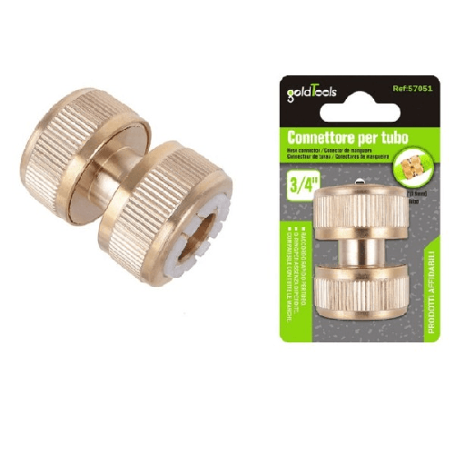 Connettore Raccordo Giunto Tubi 3/4" Attacco Per Tubo Giunzione Irrigazione 57051 -