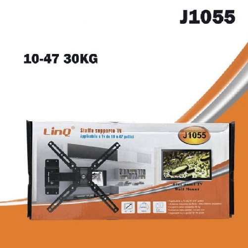 Linq-staffa Supporto Porta Tv Universale Lcd Monitor Regolabile Parete J1055 10′′-47′′ -