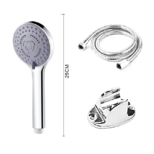 Kaela-kit Soffione Doccetta 25cm Multigetto Doccia Bagno Con Staffa Tubo 1,5 Mt 55275 -