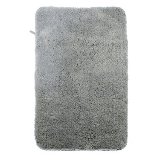 Tappeto Tappetino In Tessuto Morbido Per Arredo Bagno 45 X 70 Cm Grigio 79926 -