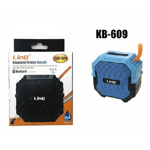 Linq-speaker Cassa Bluetooth Portatile Impermeabile Usb Radio Fm Tf Linq Kb-609 -