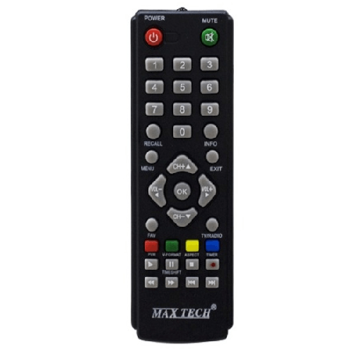 Maxtech-telecomando Per Decoder Dvb-t1 / Dvb-t2 Compatibili Solo Con Dispositivi Maxtech -