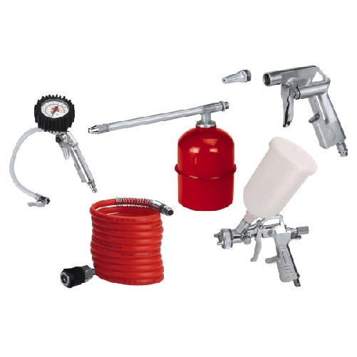 Set 5 Accessori Per Compressore Aria Compressa Professionale Da Lavoro Einhell -